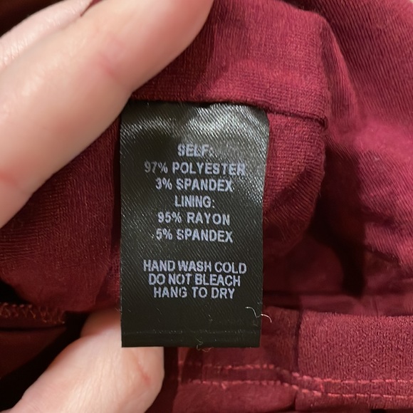 Lulu’s Burgundy Open Back Dress - Picture 9 of 9